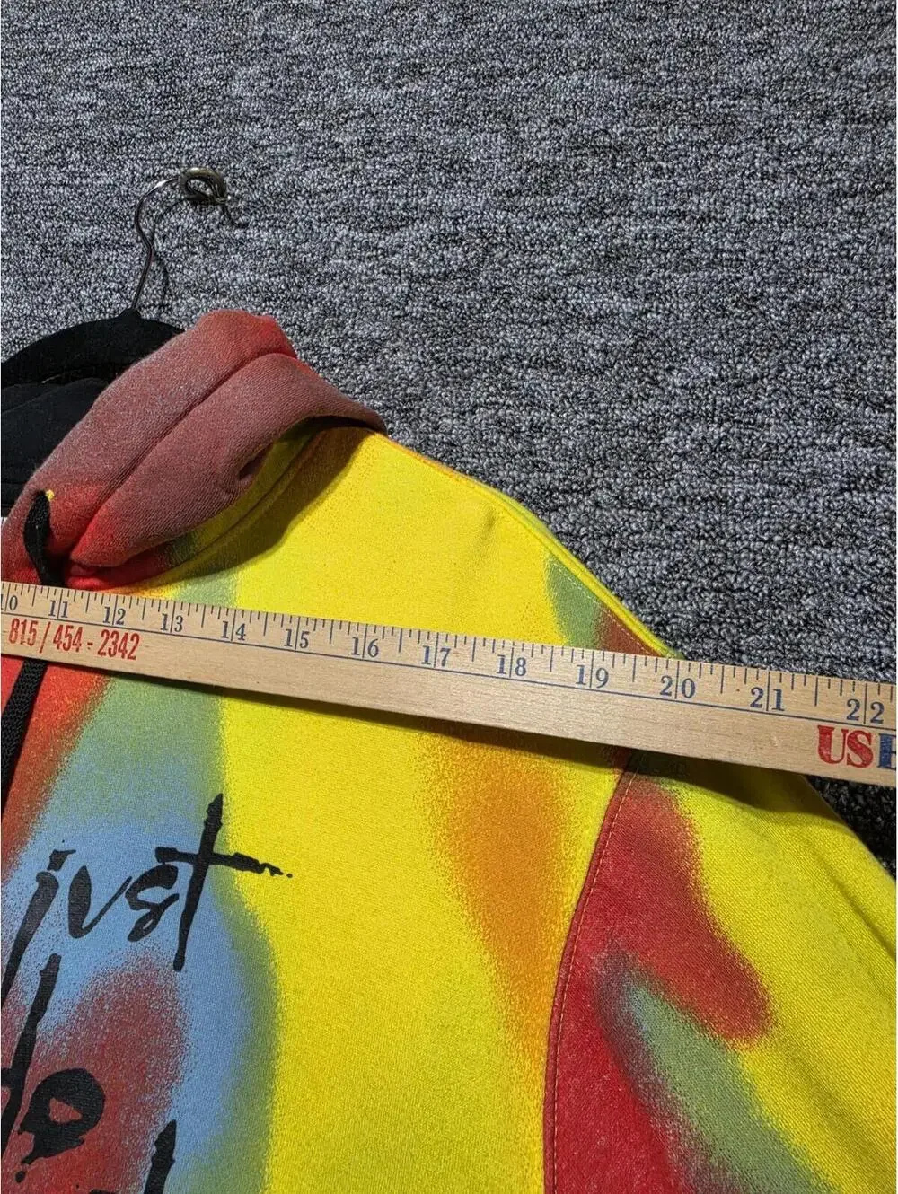 Nike Tie-Dye Pullover Hoodie in Yellow, Red, Blue